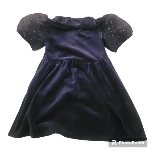 Primark Navy Blue Toddler Dress. Size 18-24 months