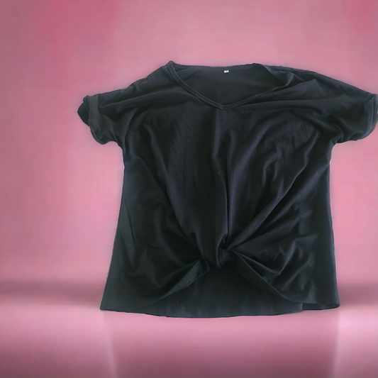 Women's black shirt, size small