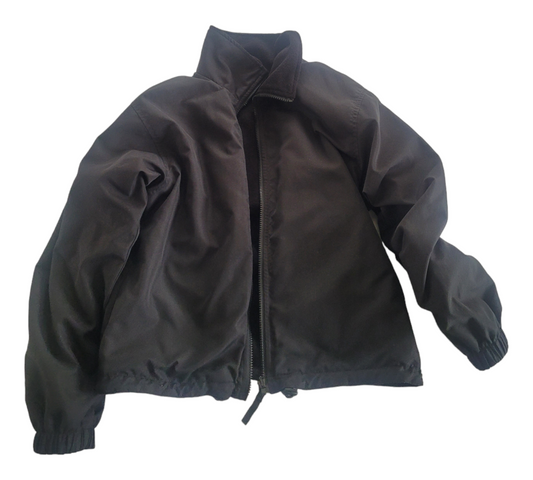 Mens black reversible jacket, size large
