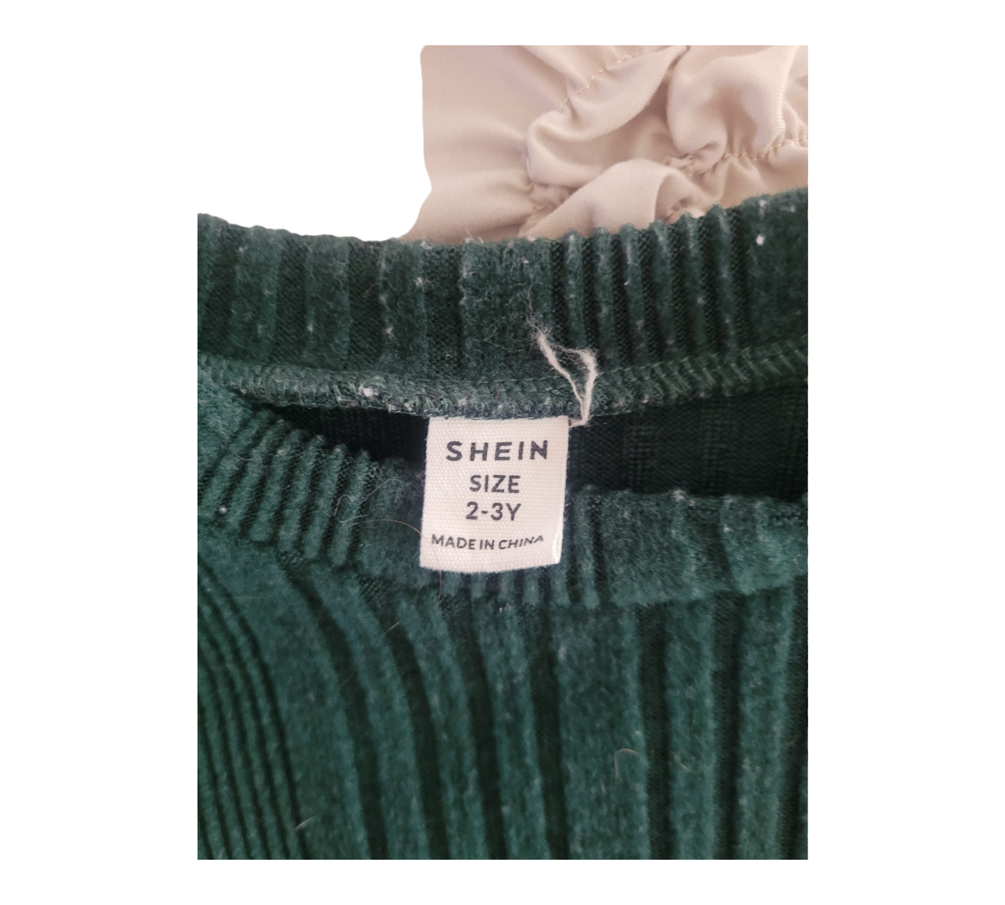 Shein Toddler Dress, green, size 2-3Y